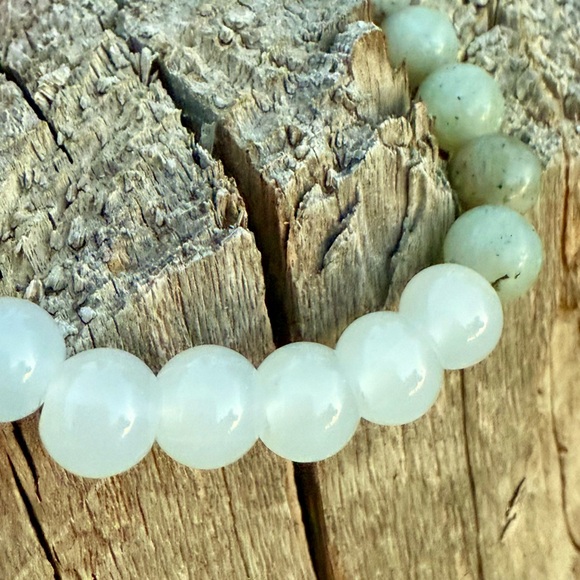 Brand New Gemstone Bracelet Strawberry & Rose Quartz, Moonstone Labradorite - Picture 4 of 7